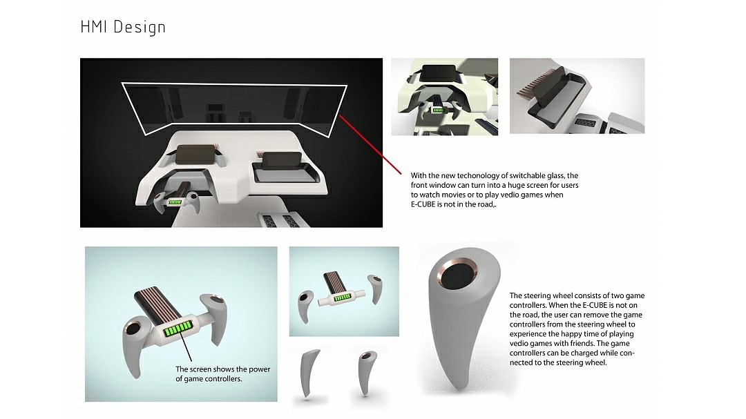 Vehicle design，young people，lying flat，