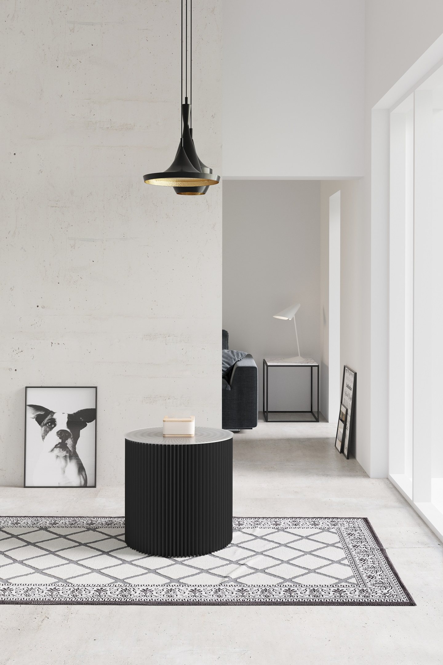 Creative home，Paper furniture，Organ paper furniture，round table，，Light and concise，Round table table table，Practical furniture，