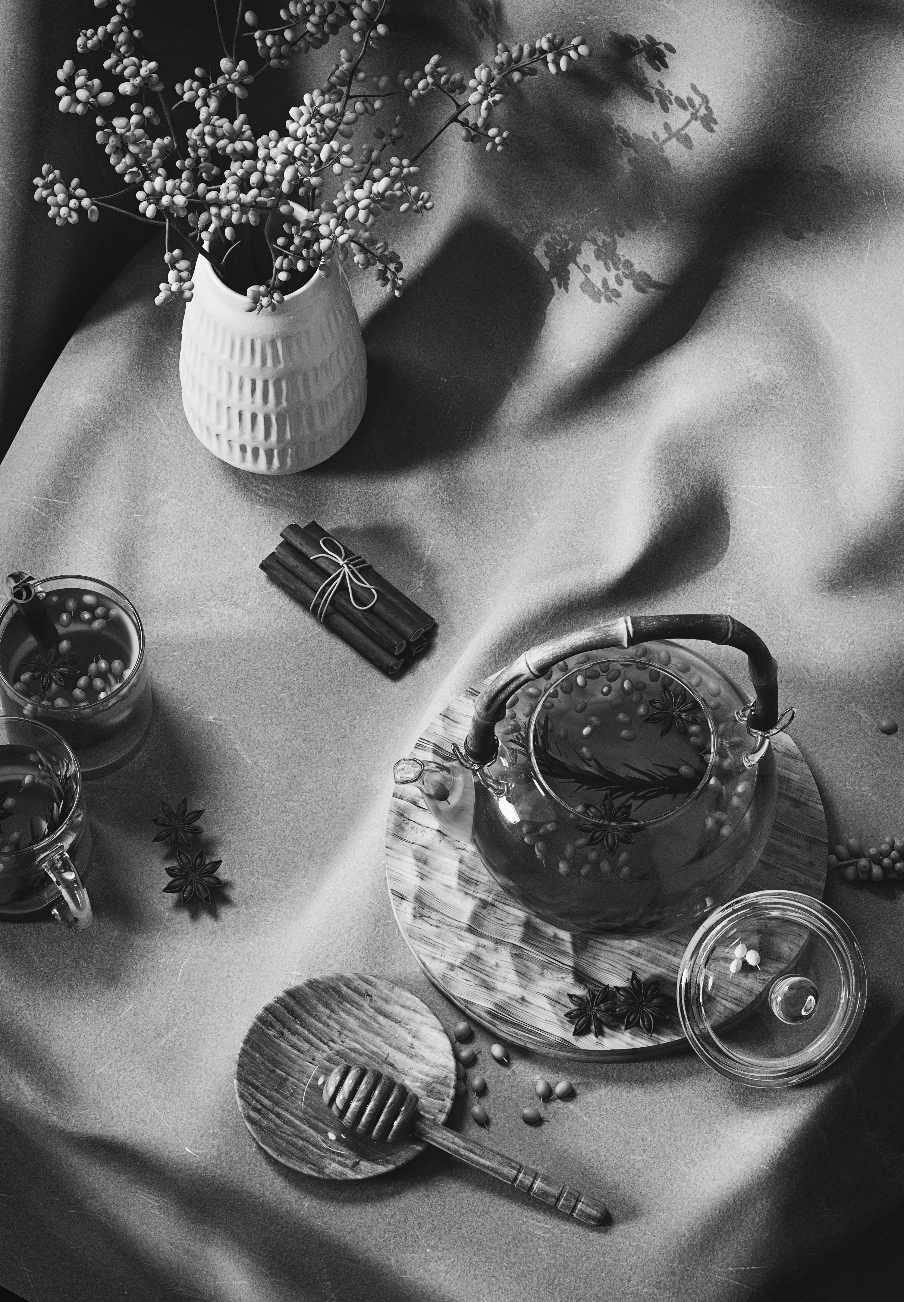 BLENDER，cycles，3D rendering，Realistic，still life，Sketch，