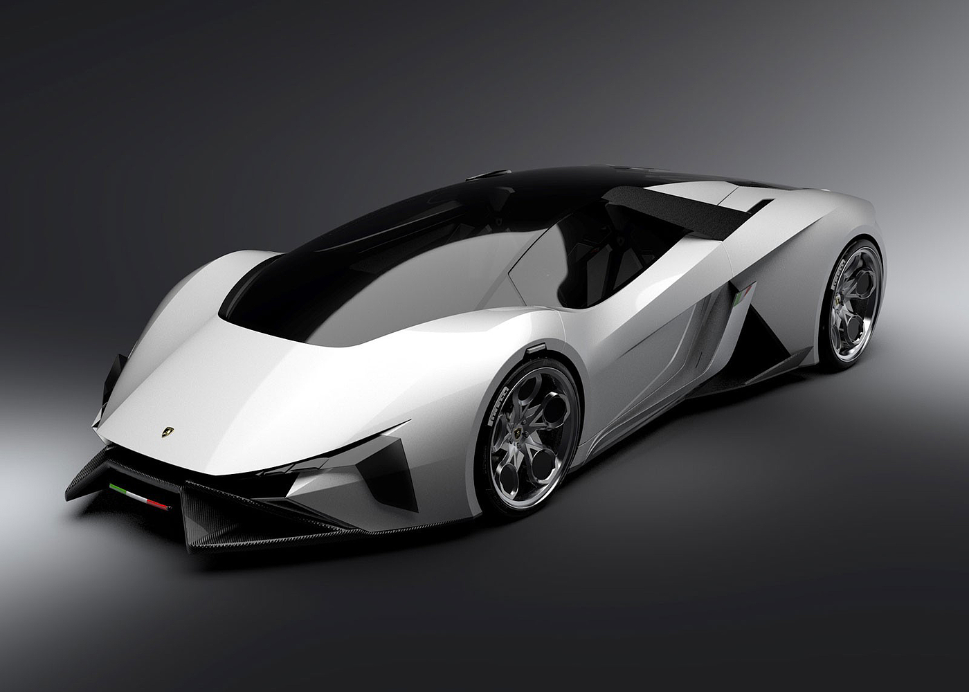 design sketch，Sports car，Lamborghini，Diamante，