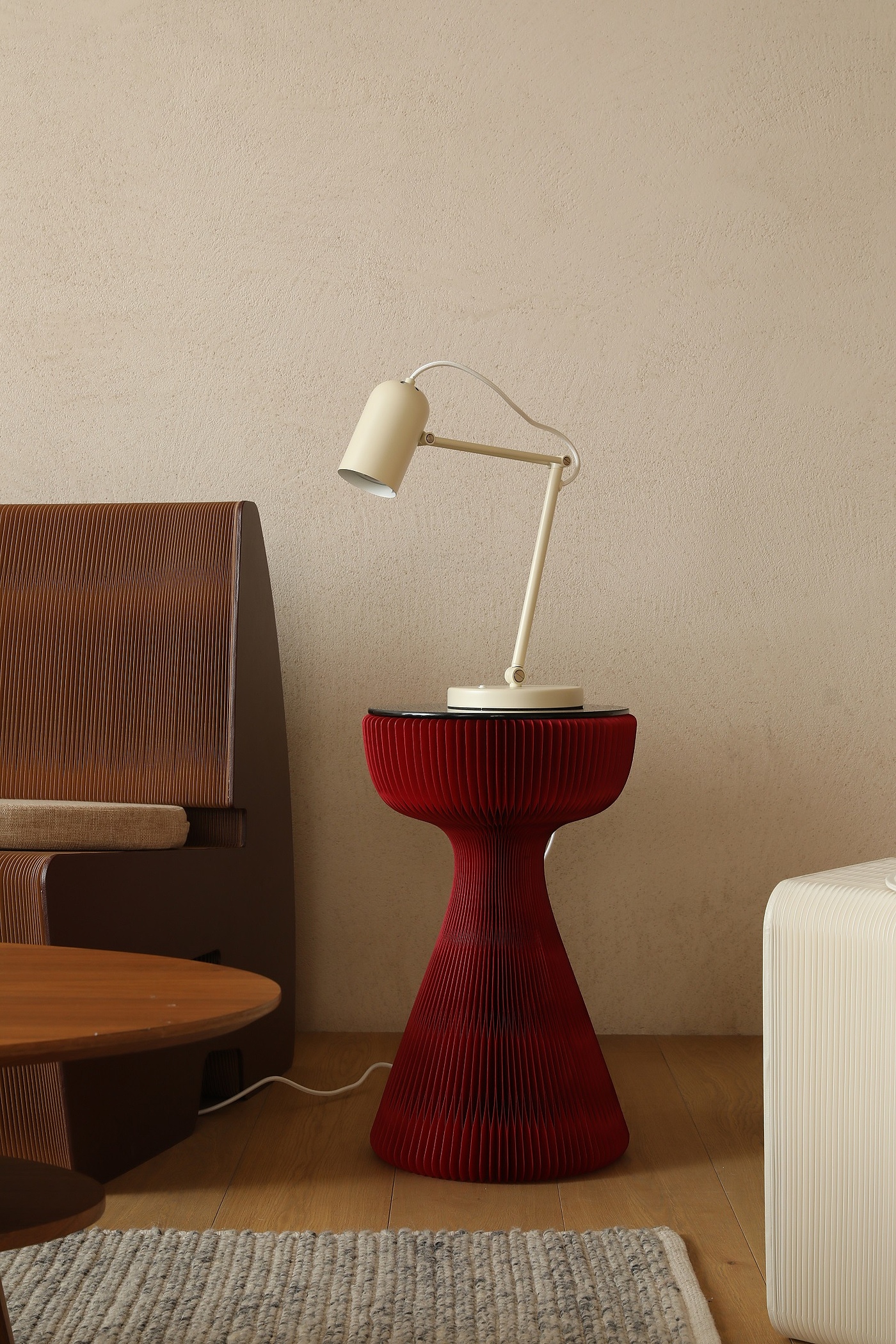 Paper home，Creative furniture，Side table，Table table，solar system，Original design，Small black skirt style，Exquisite life，