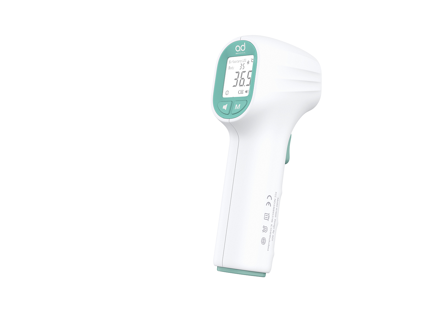forehead thermometer，Infrared frontal temperature gun，Medical temperature gun，