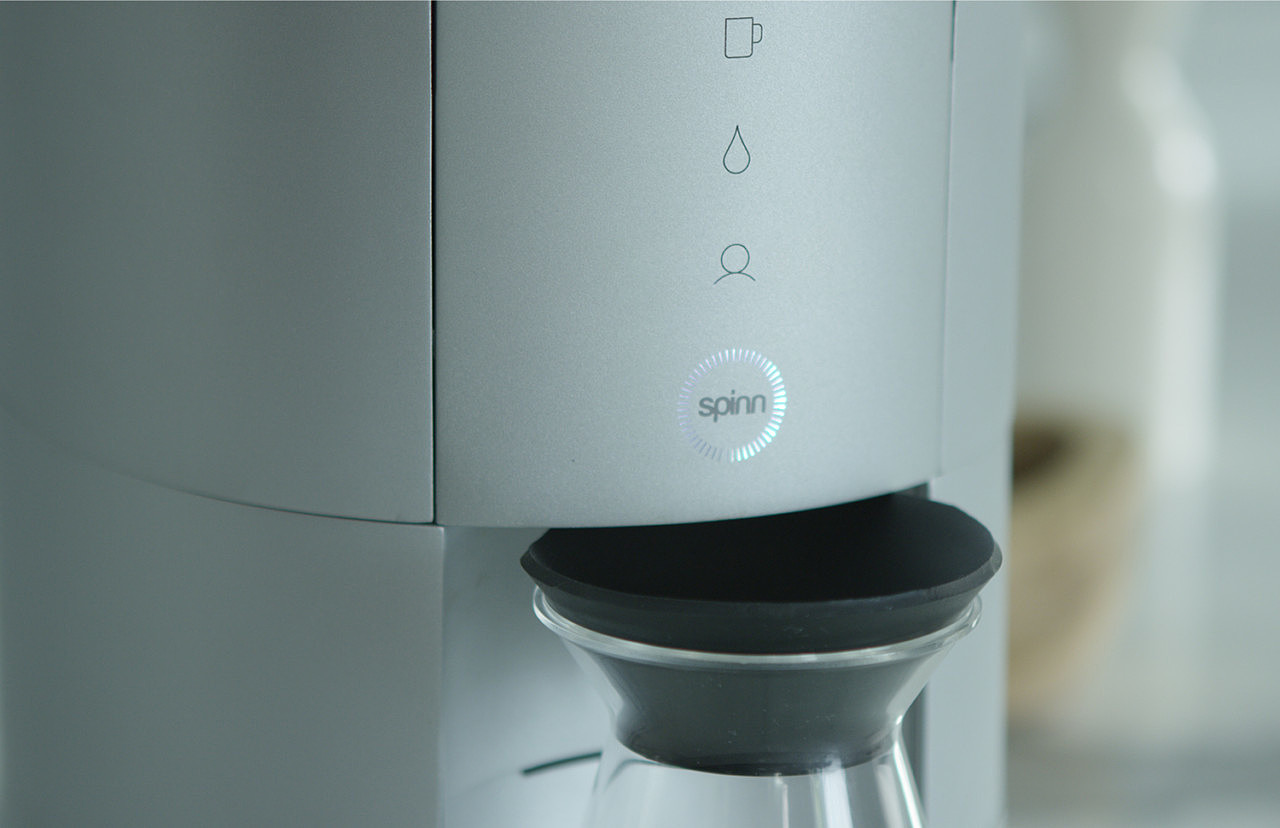 2021 red dot product design award，Coffee machine，Spinn Coffee Maker，app，fully automatic，