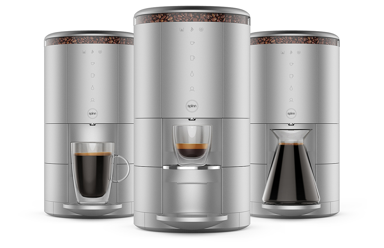 2021红点产品设计大奖，咖啡机，Spinn Coffee Maker，app，全自动，