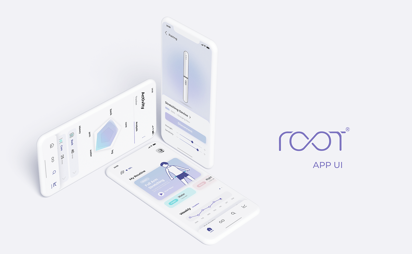 ROOT，Intelligent stretching equipment，Fitness equipment，Brand promotion，