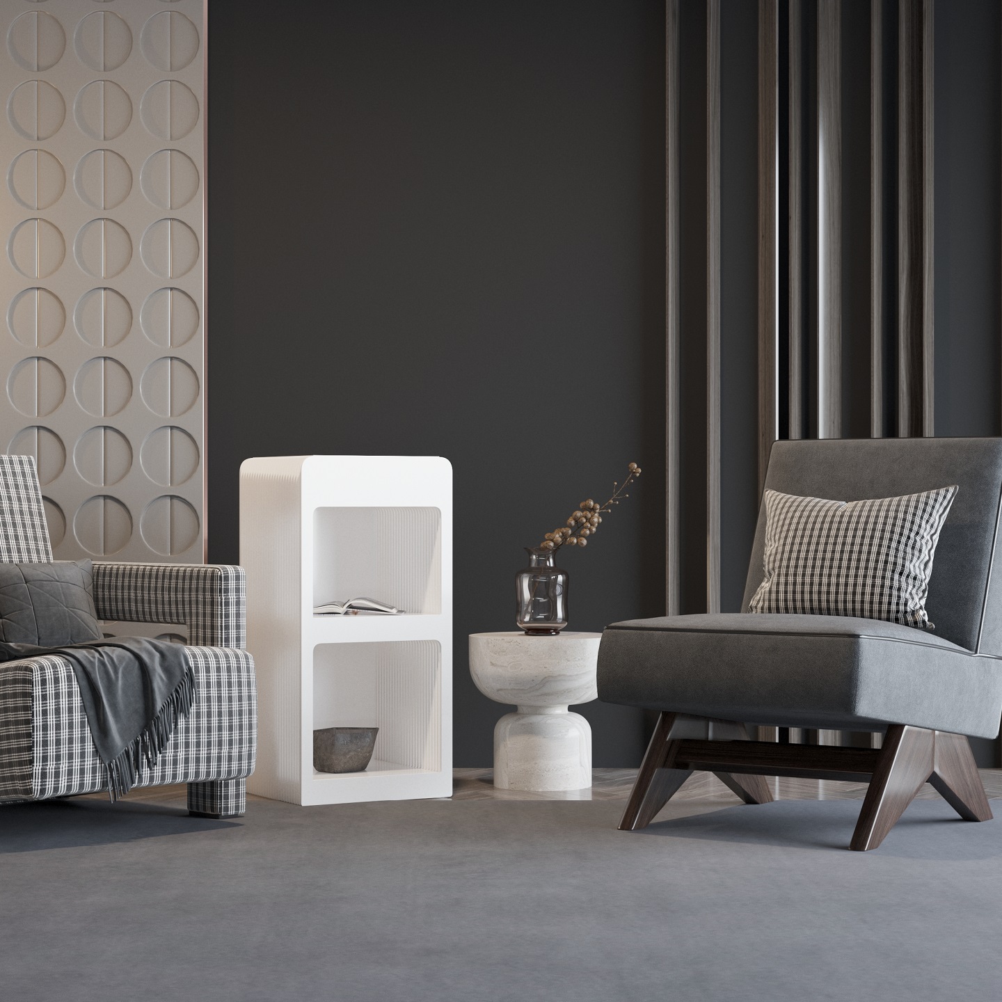 Organ bucket cabinet，Paper home，Original design，B & B decoration，Trendy TV cabinet，Another bedside table，Environmental protection materials，good-looking，