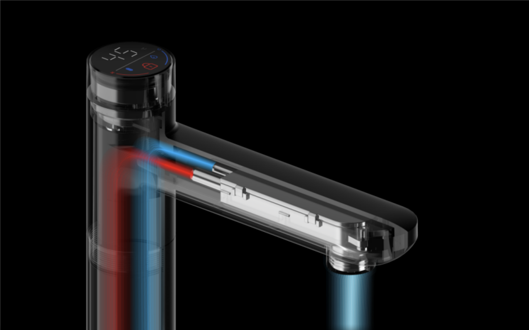 industrial design，Congregan Culligan，Little black dragon，Filter instant heating faucet，Integrated machine under cabinet，Smart kitchen，Domestic drinking water system，2021 if product award，