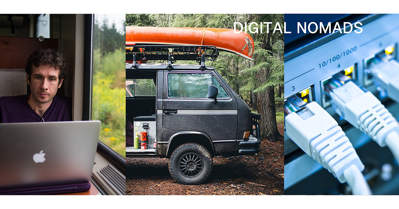 Automobile design，nomadic，digital nomad ，to work in an office，Van，