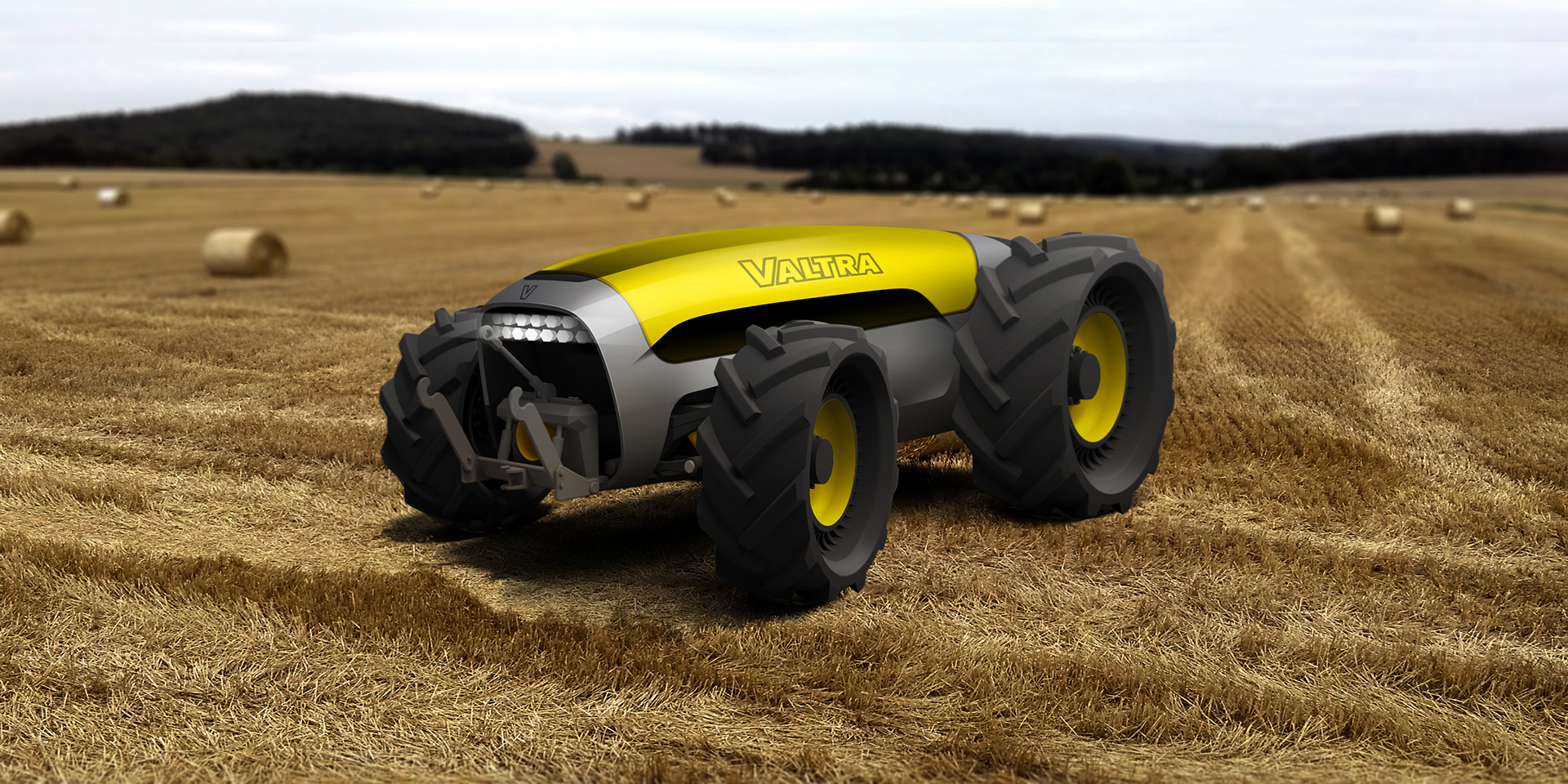 conceptual design，agricultural machinery，Tractor，fully automatic，solar energy，
