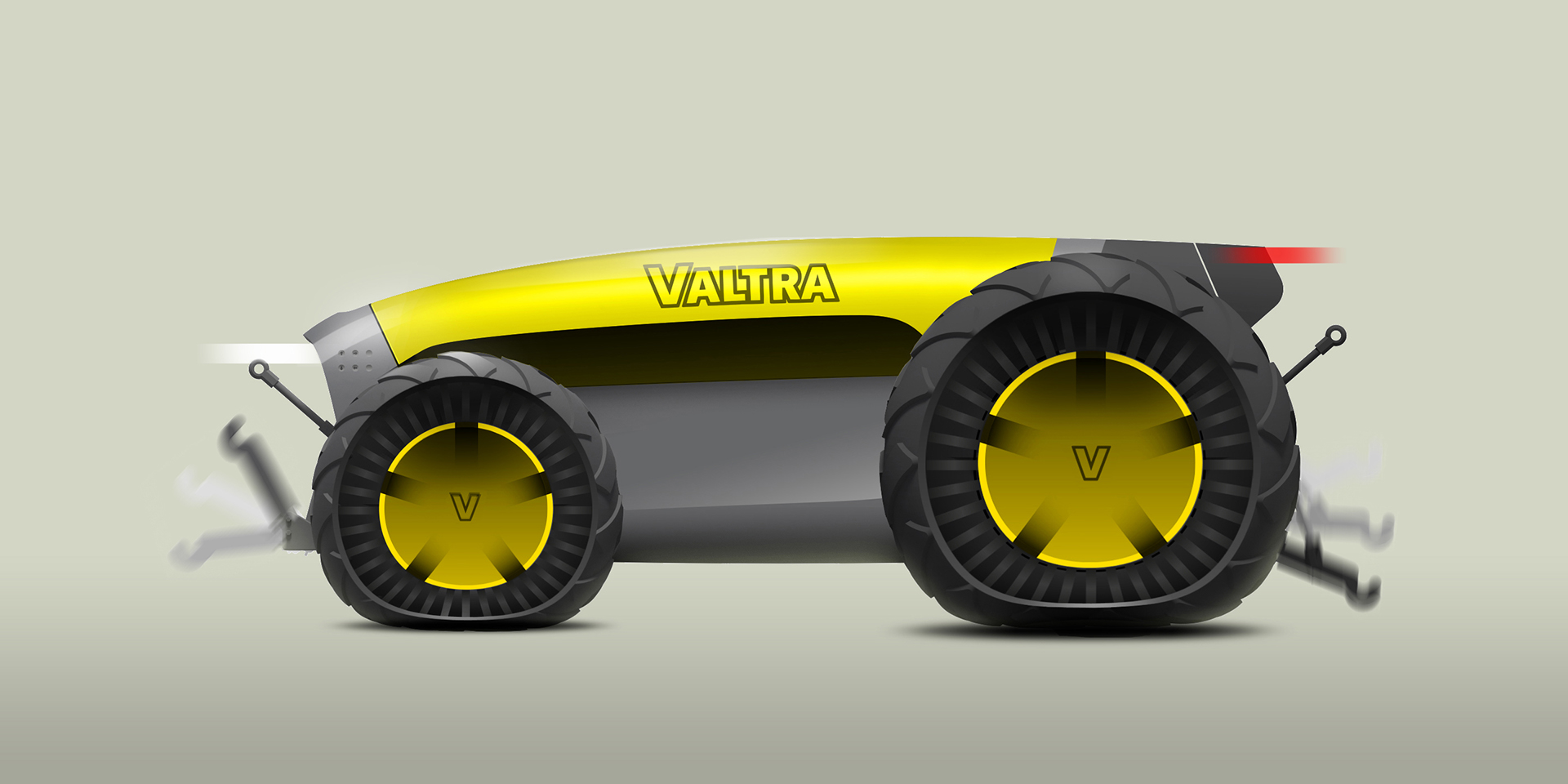 conceptual design，agricultural machinery，Tractor，fully automatic，solar energy，