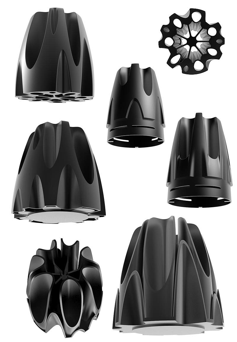 lamps and lanterns，LED lamp，3D modeling，