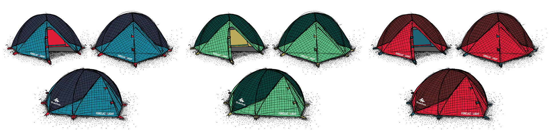 Tent，Outdoor supplies，Decathlon ，hike，