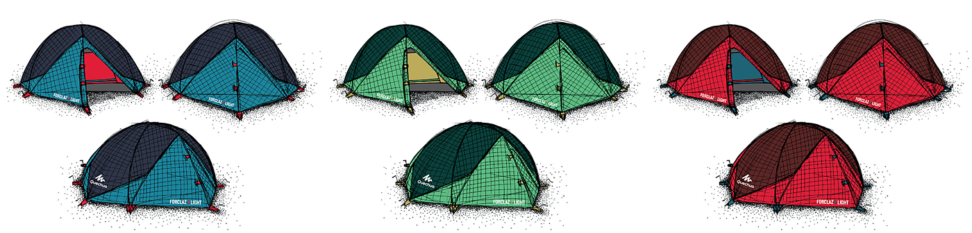 Tent，Outdoor supplies，Decathlon ，hike，