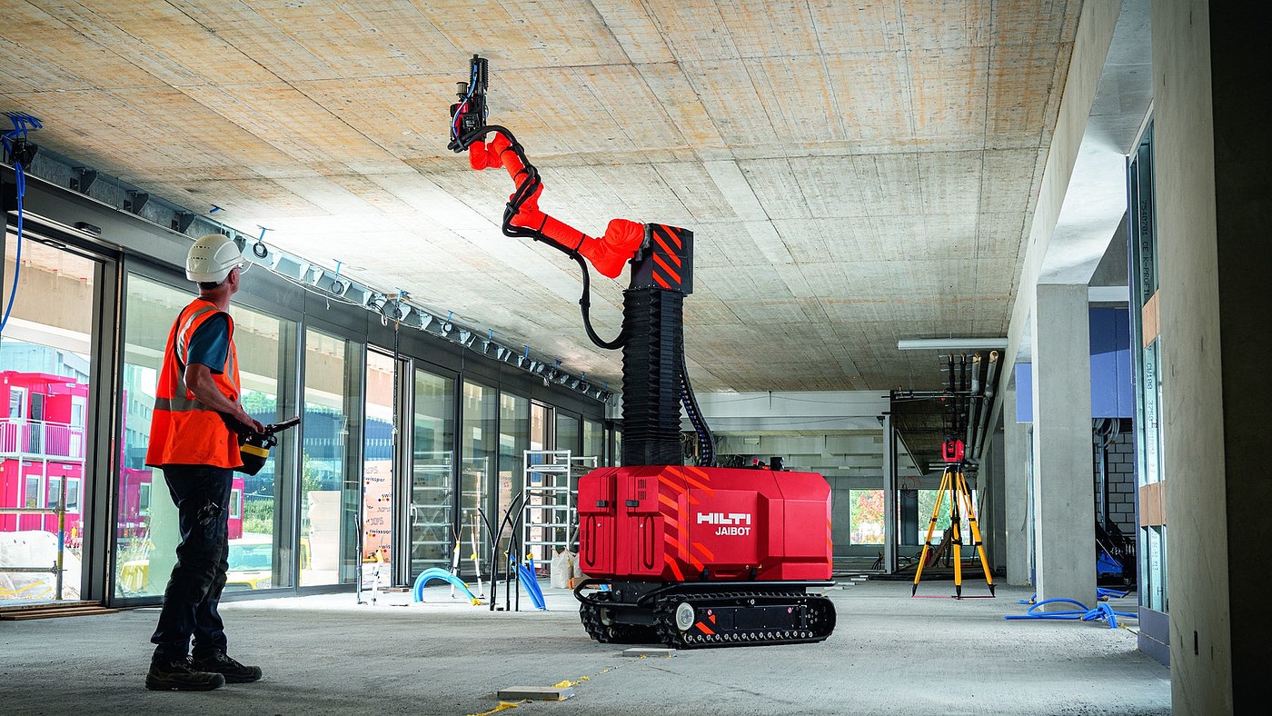 Hilti Jaibot，Construction site robot，automation，2021 red dot product design award，