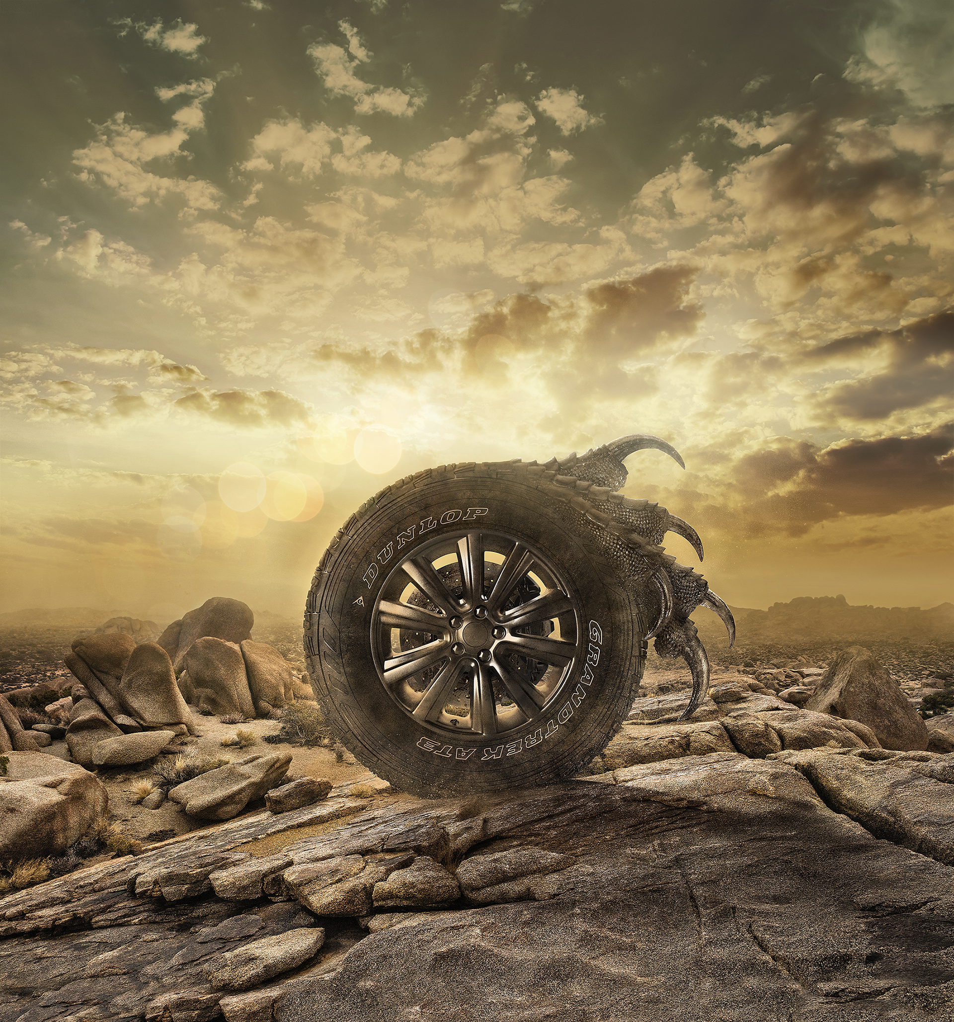 spatter，Render，Claw，Dunlop，tyre，cgi，