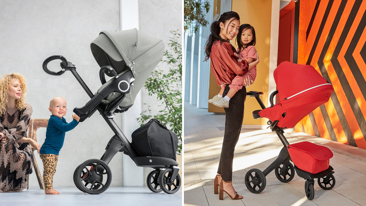 Stokke® Xplory® X，折叠式婴儿车，母婴用品，2021红点产品设计大奖，