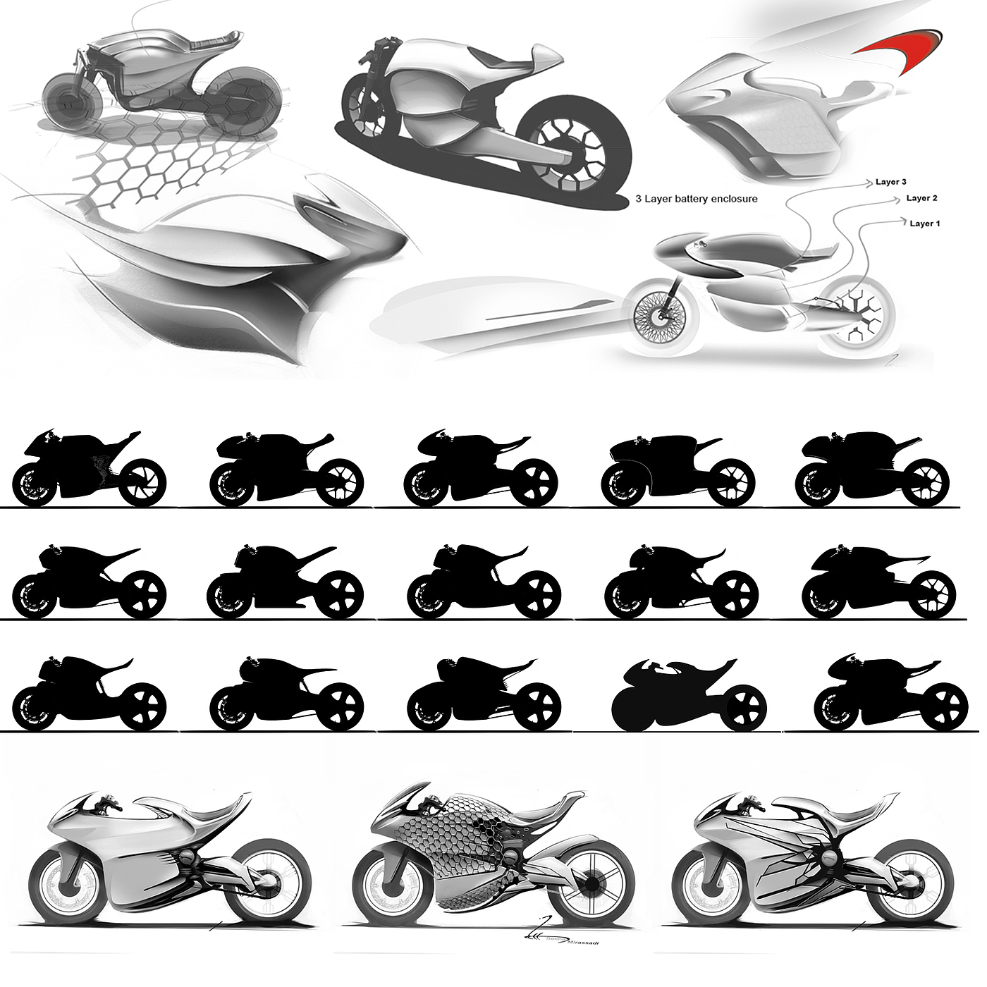 brand，McLaren motorcycle，conceptual design，