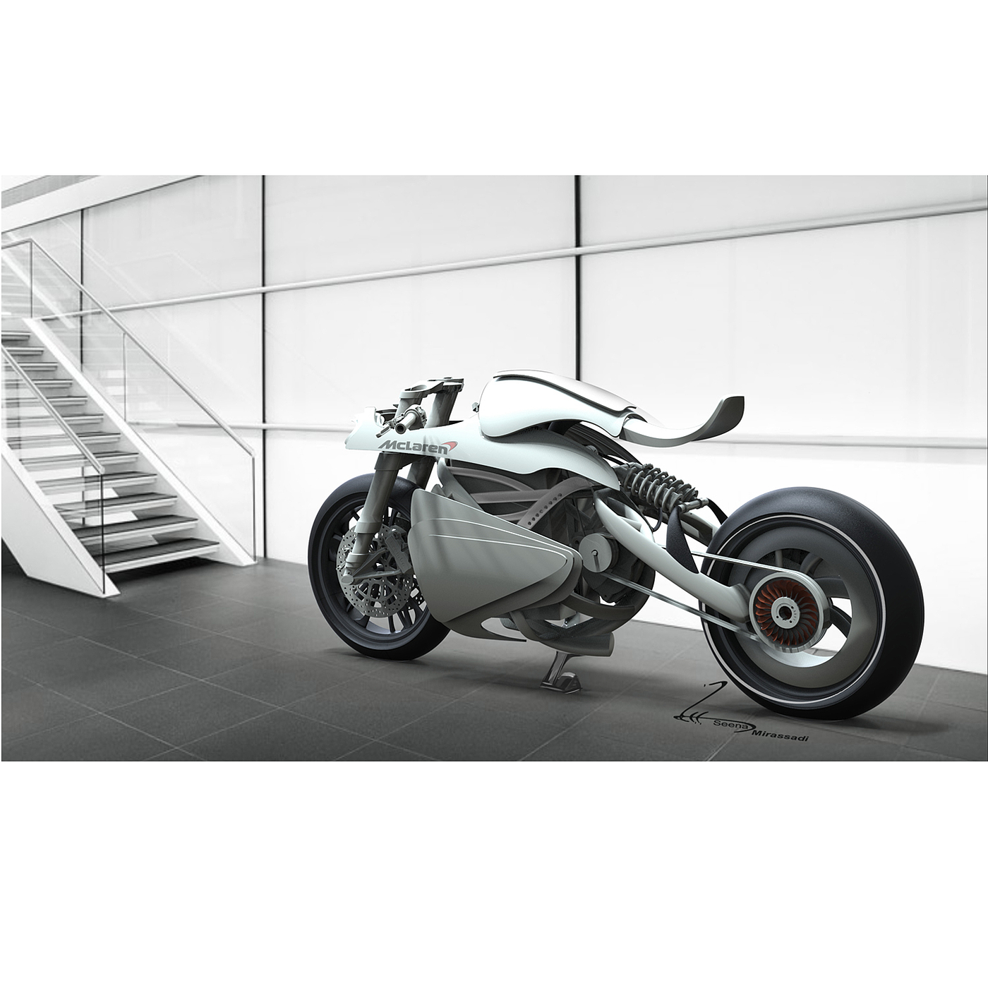 brand，McLaren motorcycle，conceptual design，