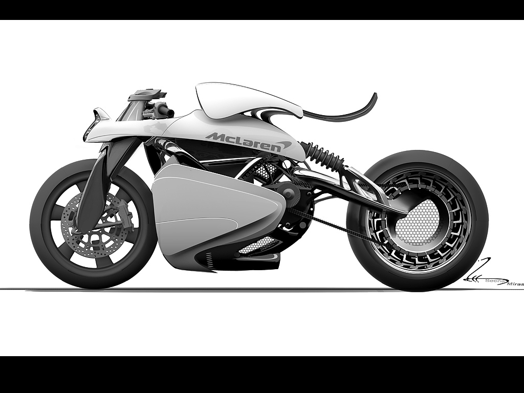 brand，McLaren motorcycle，conceptual design，