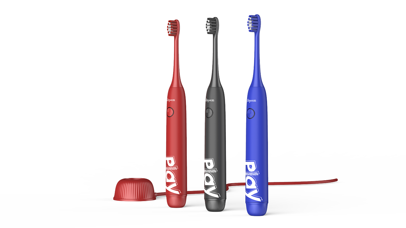 industrial design，Sonic electric toothbrush，Light luxury，Tide card，National style，