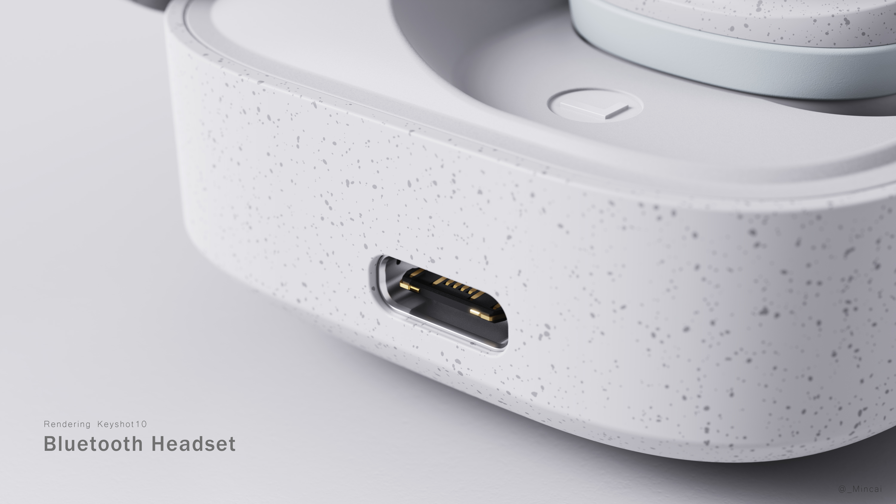 rhino，keyshot，photoshop，Bluetooth headset，online retailers，Modeling and rendering，electronic product，