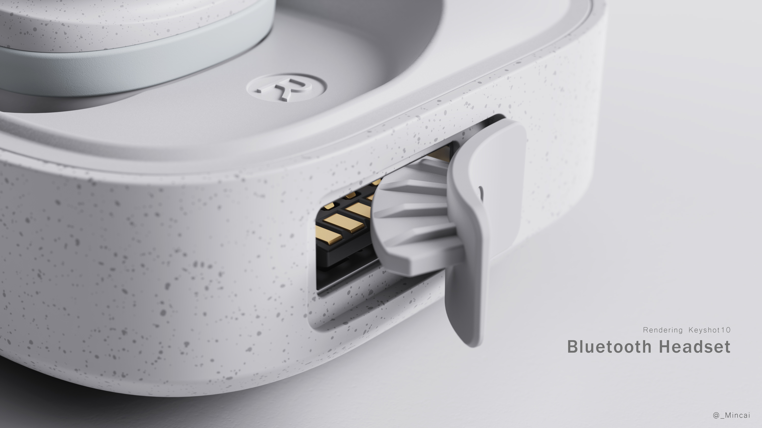 rhino，keyshot，photoshop，Bluetooth headset，online retailers，Modeling and rendering，electronic product，