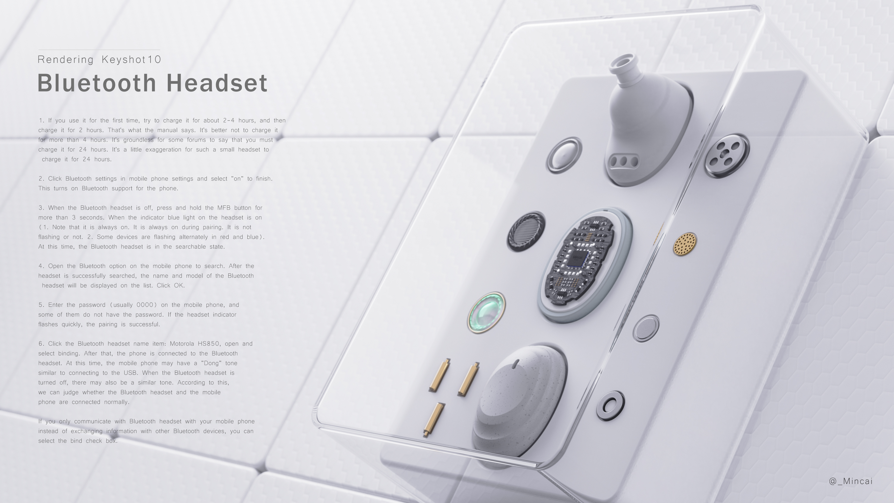 rhino，keyshot，photoshop，Bluetooth headset，online retailers，Modeling and rendering，electronic product，