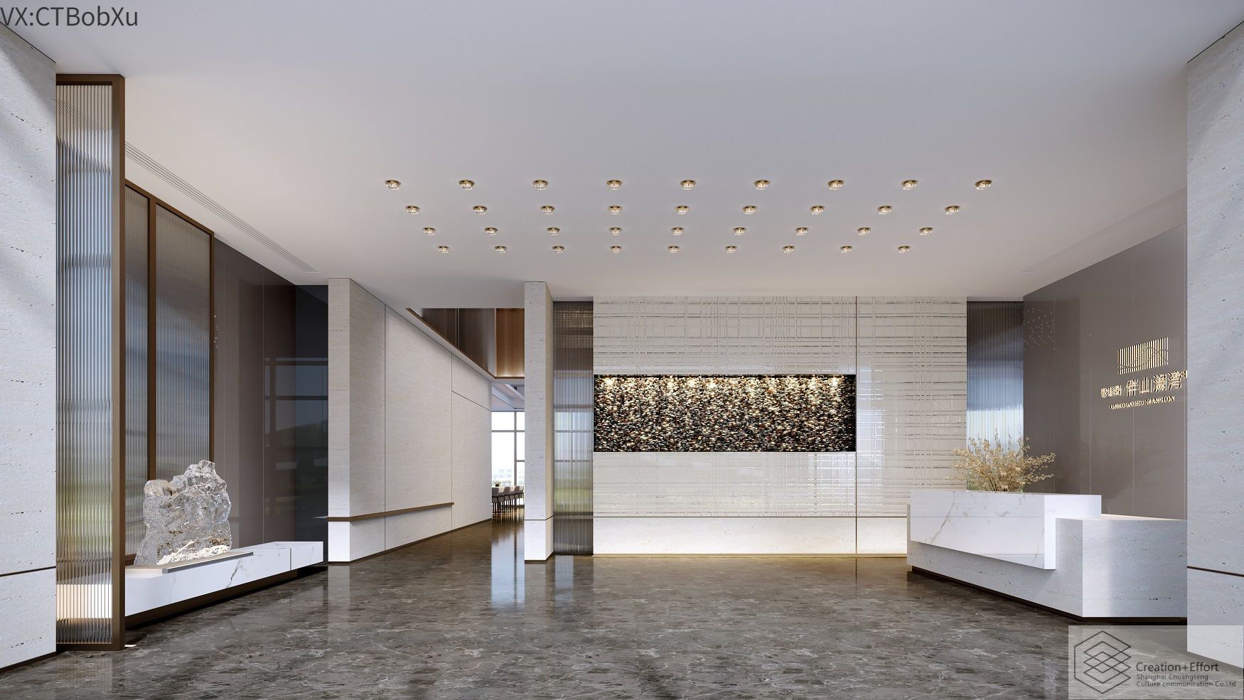 Meichen，Effect drawing of Meichen，Multi-Media，Architecture，interior space ，hotel，market，to work in an office，