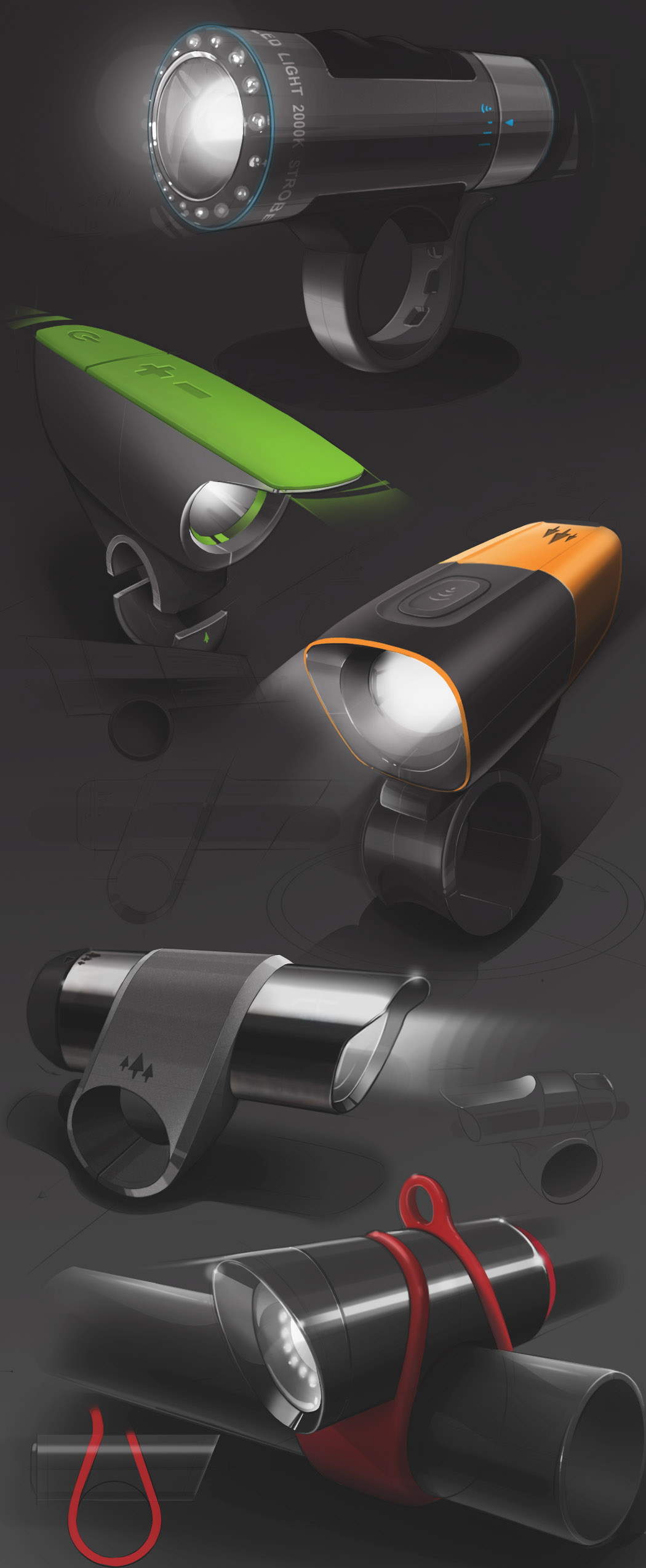 Bicycle lamp，Travel，clear，