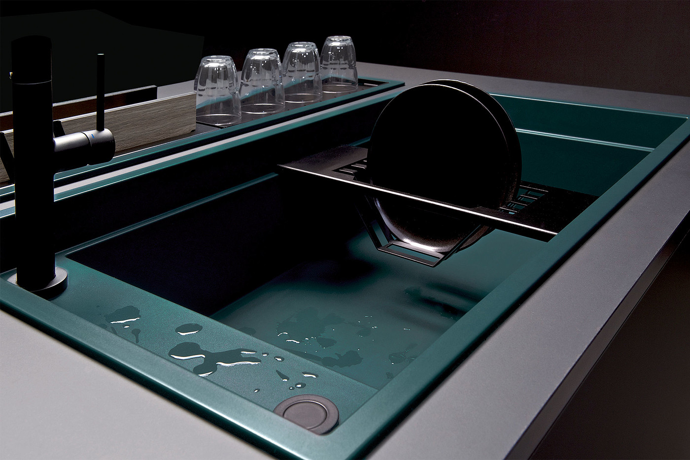 Modular kitchen sink，PATTERN，Kitchen and Bathing，2021 red dot product design award，