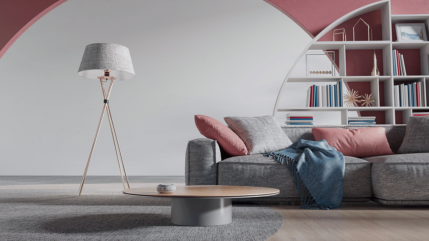 Capsula，interactive，Clock，Smart home，player，