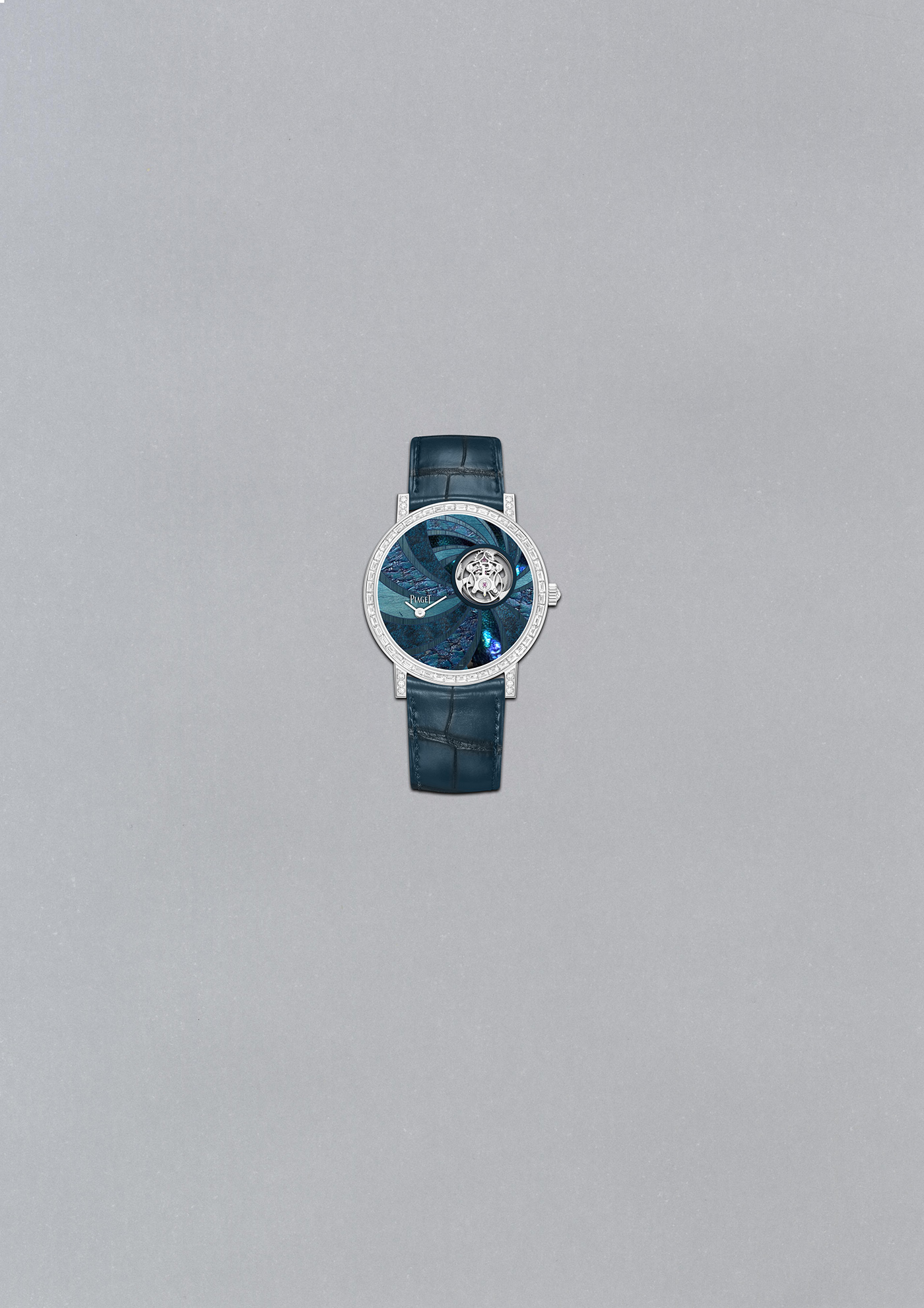 Altiplano，tourbillon，Wrist watch，blue，Art，