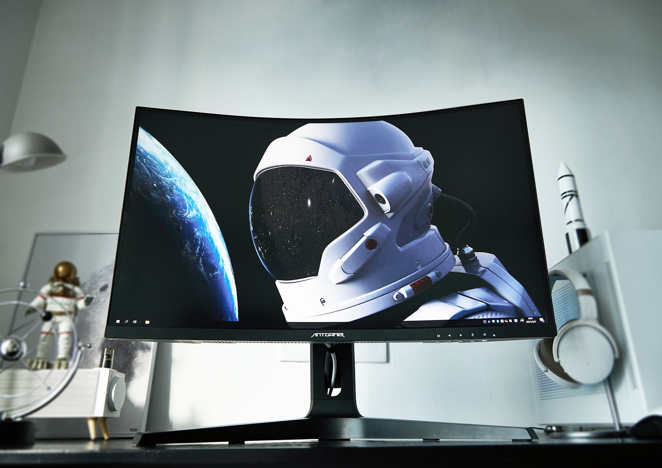 2021 red dot product design award，ANTGAMER，monitor，curved surface，