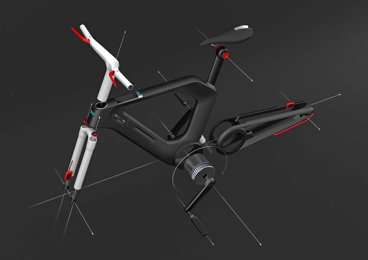 Electric bicycle，Bicycle accessories，vehicle，conceptual design，
