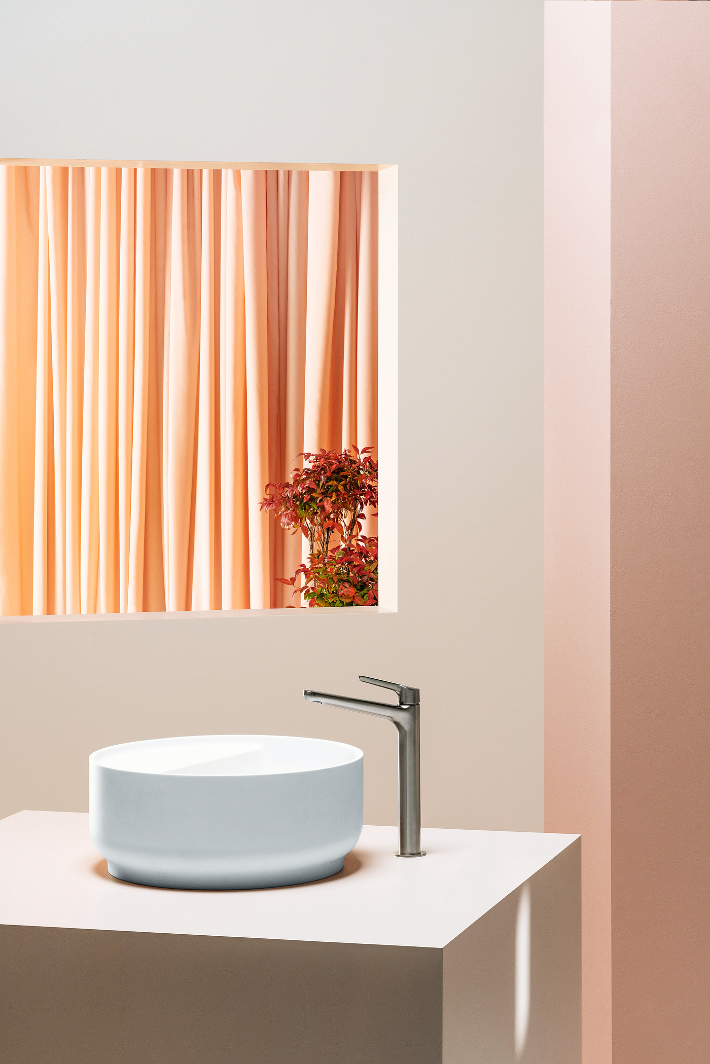 Basin with shelf，Beam，Sanitary ware，2021 red dot product design award，