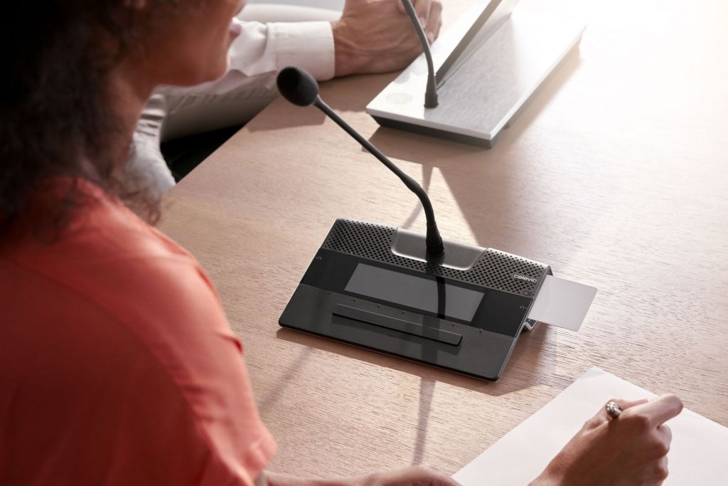 2021 red dot product design award，Confidea FLEX G4，wireless，Audio conference system，