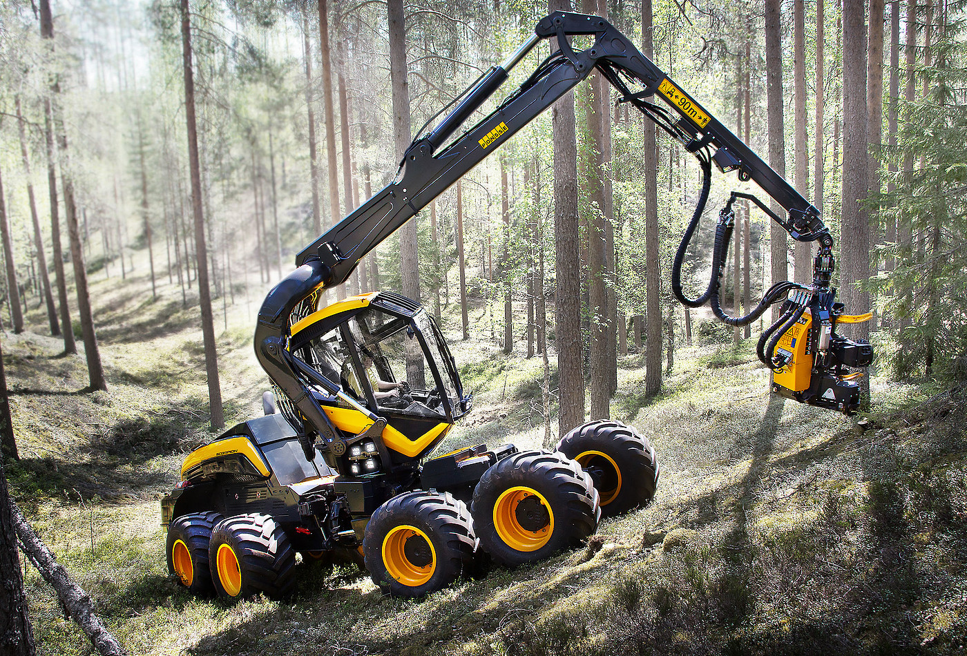 Forest logging machine，scorpio，Forestry machinery，2021 red dot product design award，