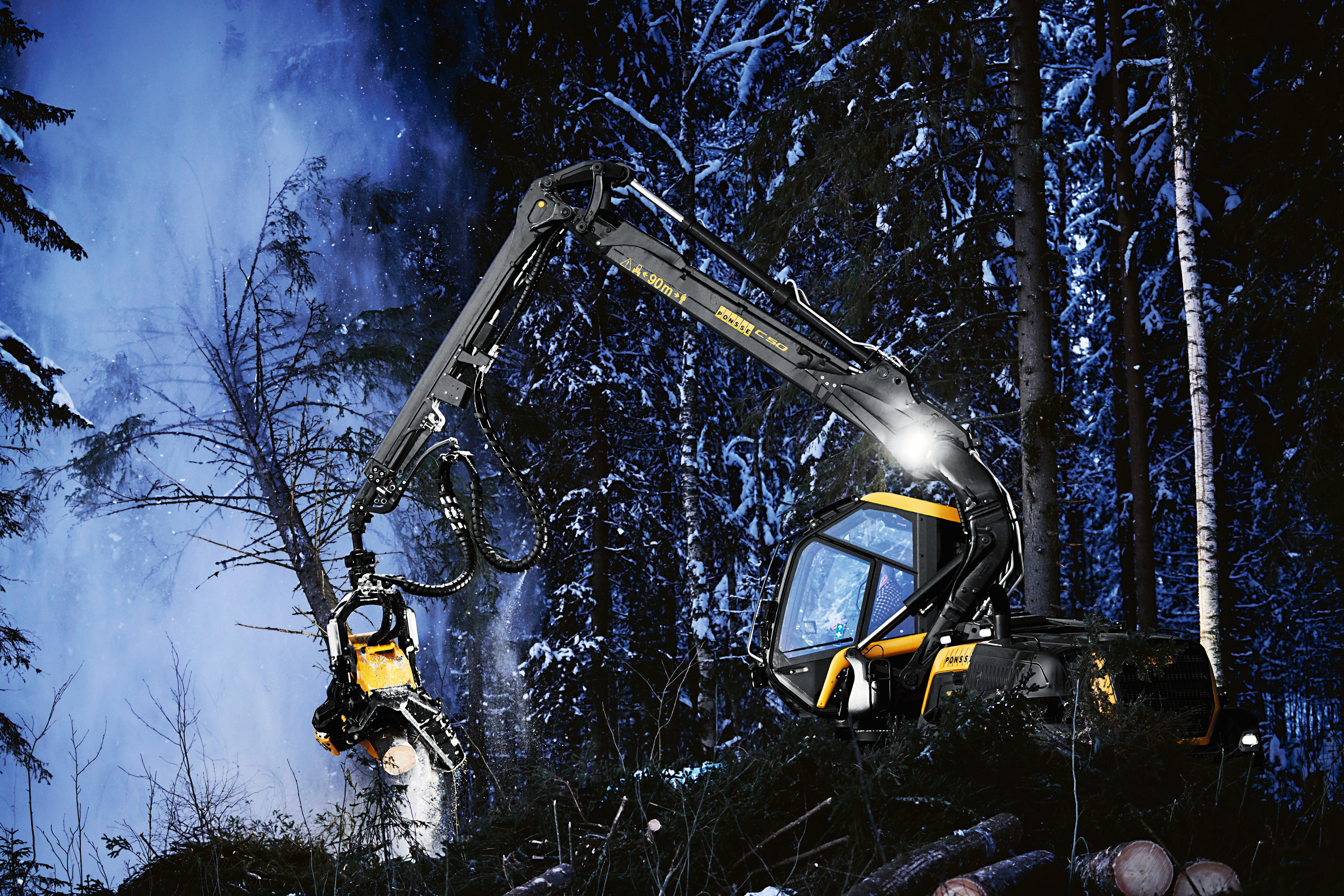 Forest logging machine，scorpio，Forestry machinery，2021 red dot product design award，
