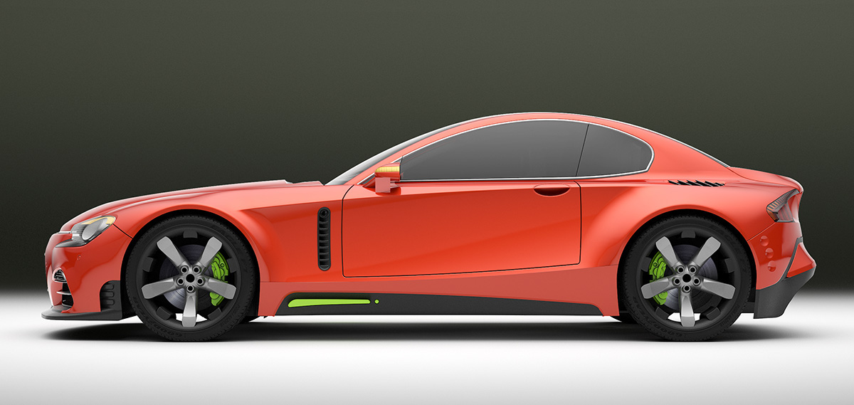 奔驰汽车3d模型概念设计byalejandroredondo