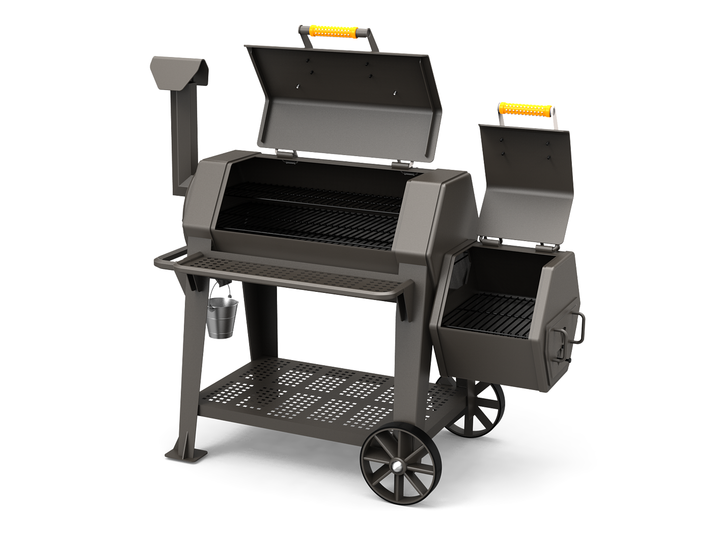 Chen Yi design，grill，Grill grill smoker charco，