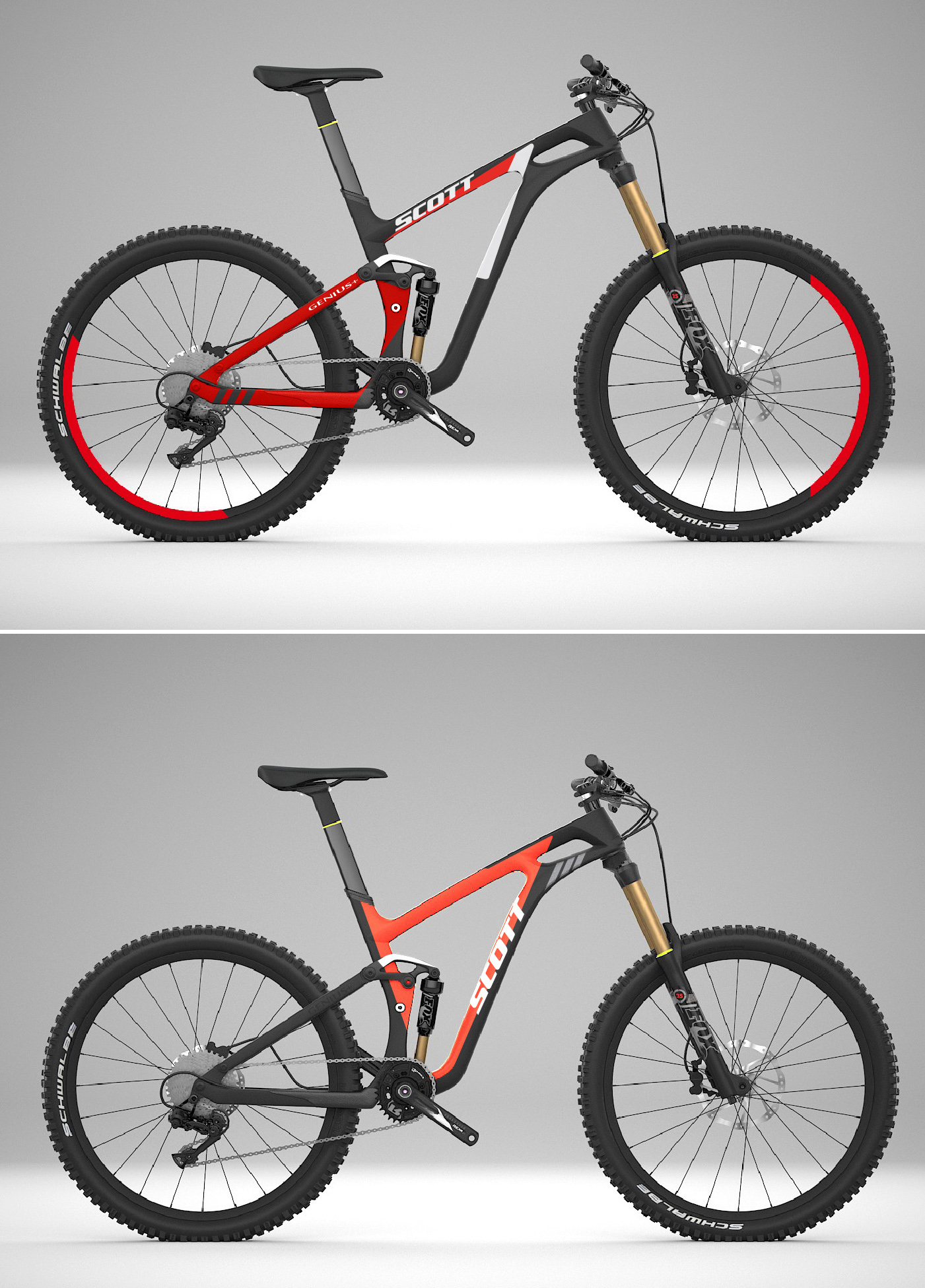 3D modeling，Render，Mountain Bike，