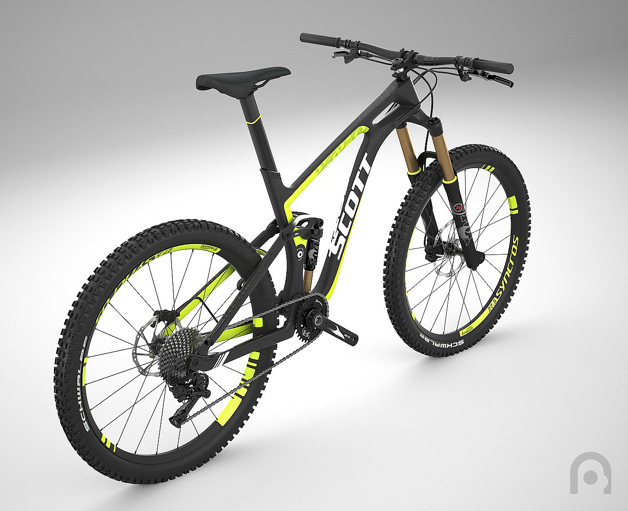 3D modeling，Render，Mountain Bike，