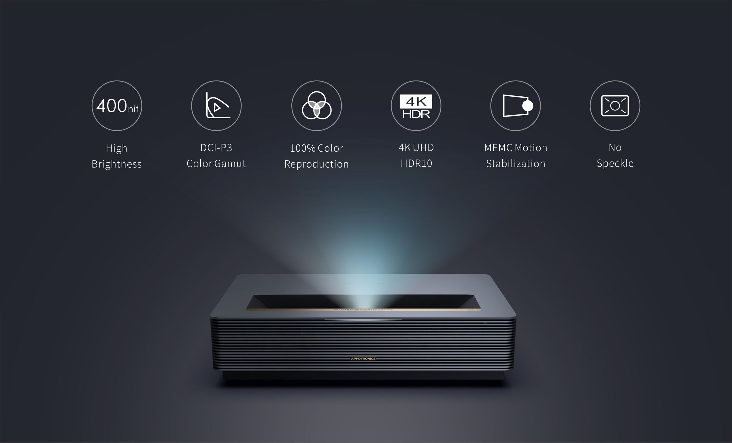 2021 red dot product design award，Projector，Cinema Projector D30，