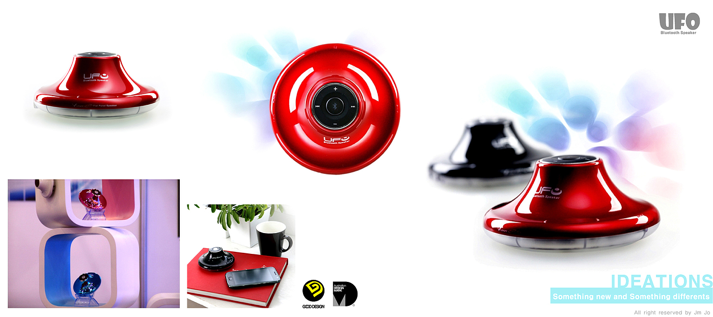 mp3，Different materials，ufo，loudspeaker box，Bluetooth，resonance，