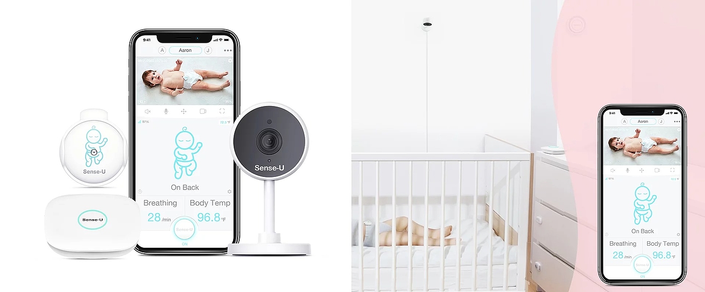 2021红点产品设计大奖，Sense-U Baby Monitor，智能，Sense-U，婴儿监视器，app，