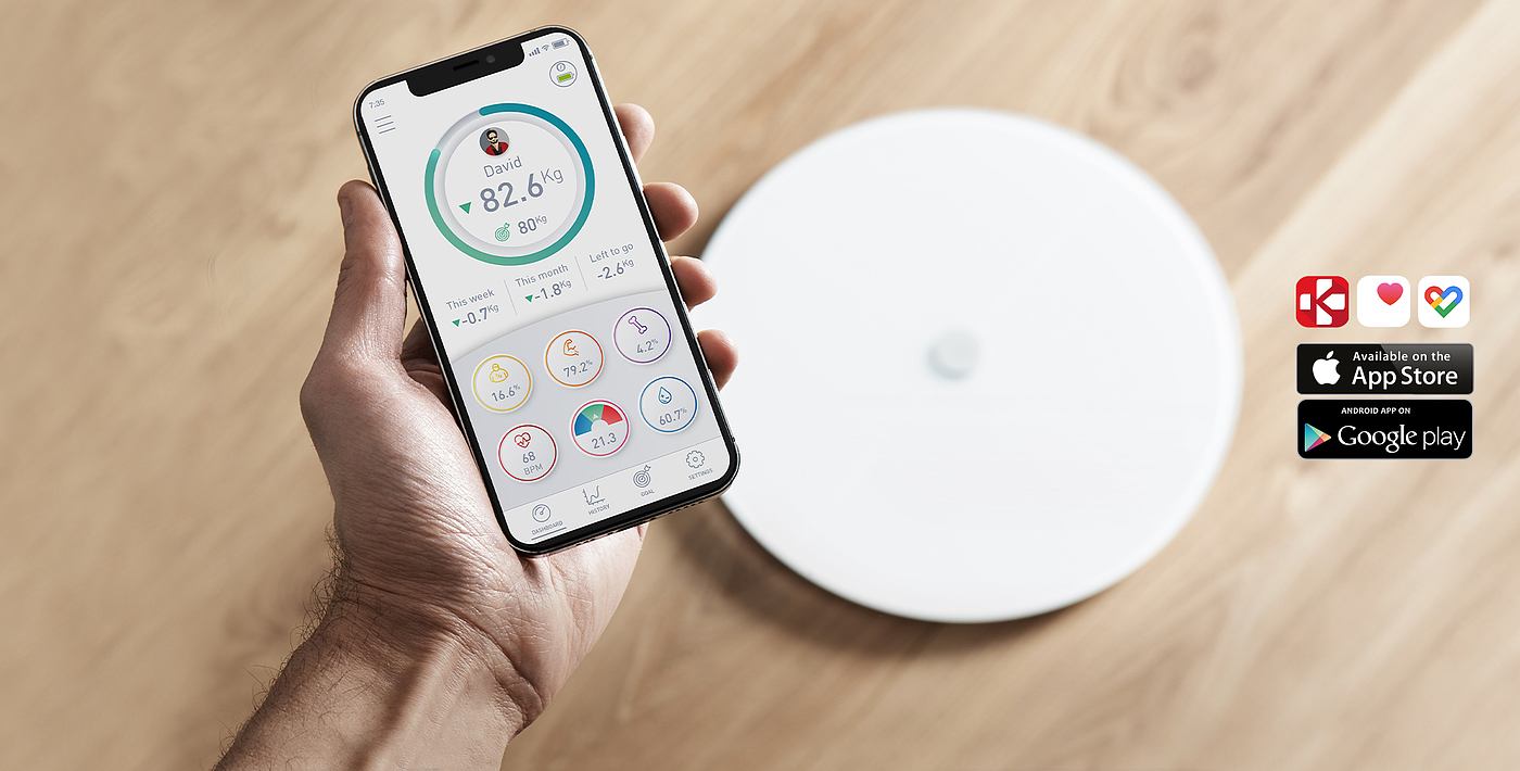 2021红点产品设计大奖，MyScale，app，wifi，体重秤，