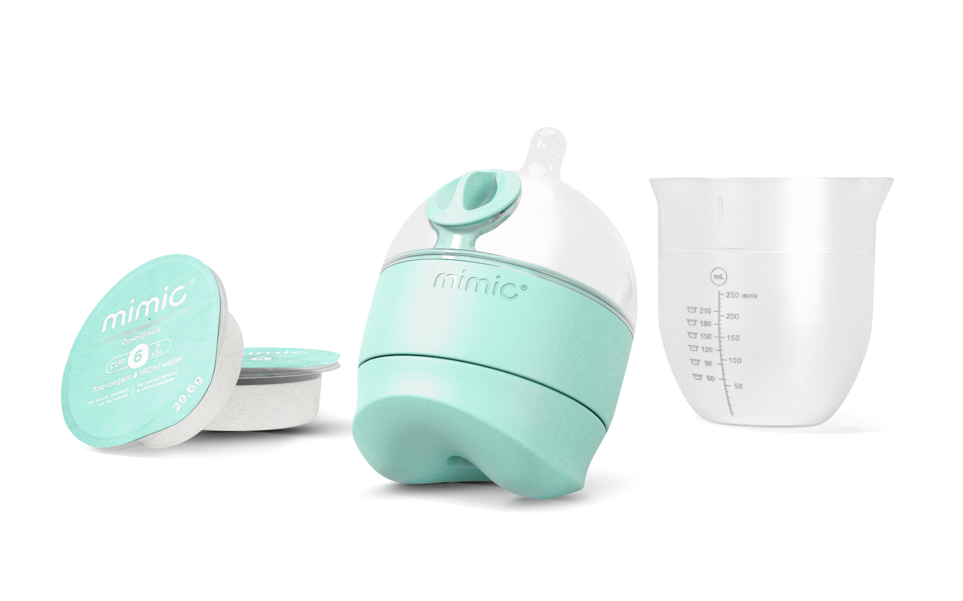 2021 red dot product design award，MIMIC，feeding bottle，
