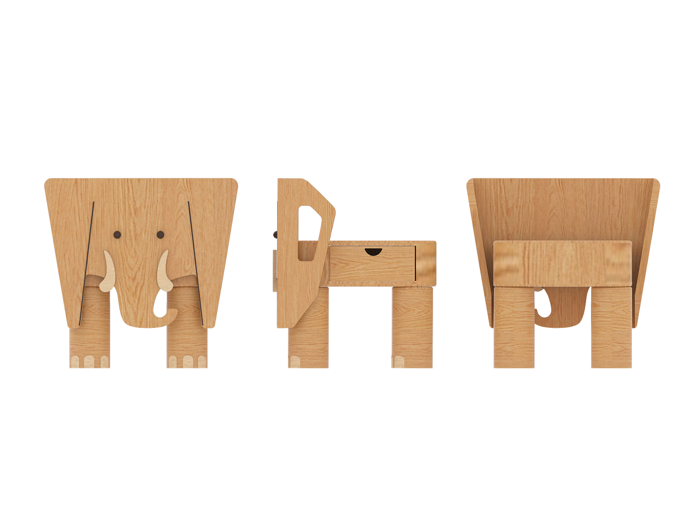 Children's chair design，