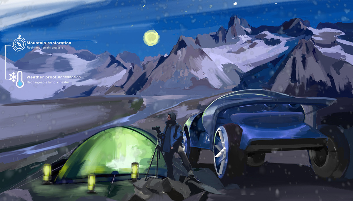 The Alps，Edelweiss，Electric off-road SUV，