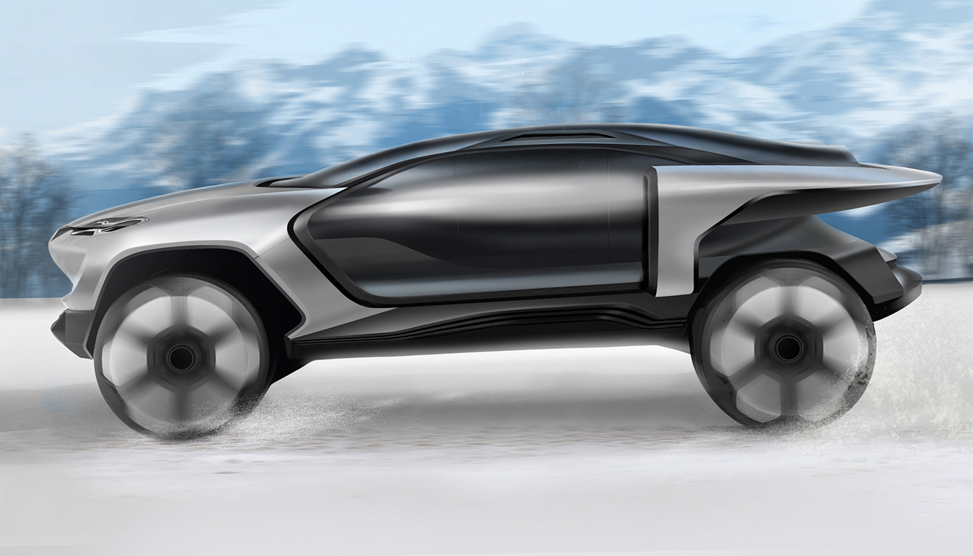 The Alps，Edelweiss，Electric off-road SUV，